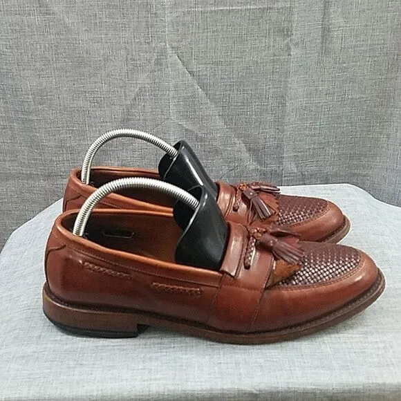 Allen Edmonds Brown leather Cody loafers men's sz 9C