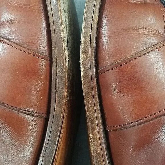 Allen Edmonds Brown leather Cody loafers men's sz 9C