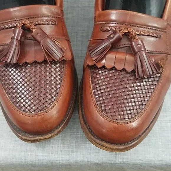 Allen Edmonds Brown leather Cody loafers men's sz 9C