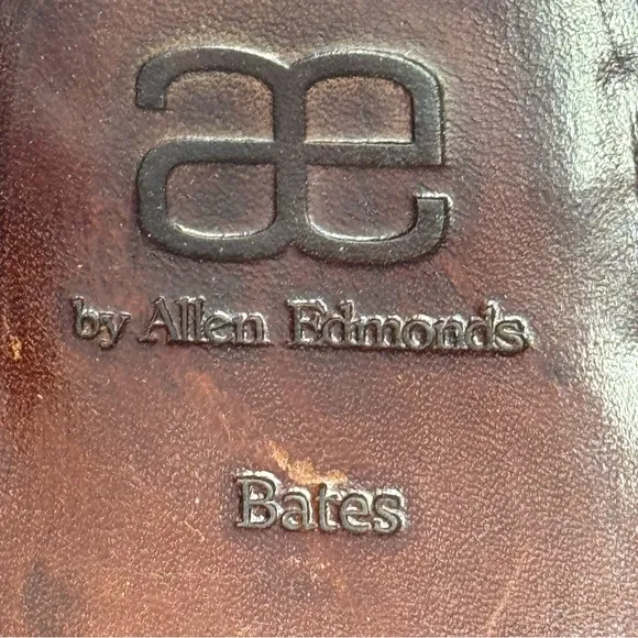 Allen Edmonds Brown Leather Slip On Loafers Mens 10.5