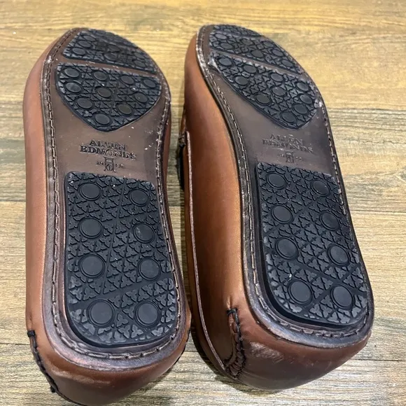 Allen Edmonds Brown Leather Super Sport Loafers Sz. 10
