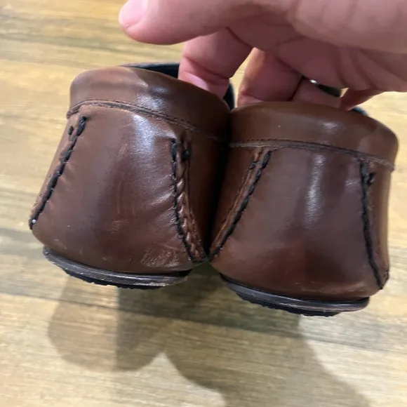 Allen Edmonds Brown Leather Super Sport Loafers Sz. 10