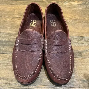 Allen Edmonds Brown Pebbled Leather Loafers Sz. 11