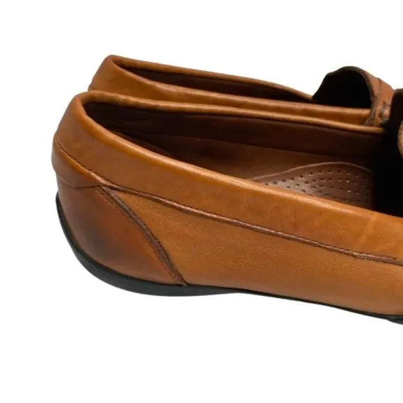 Allen Edmonds Mens Route 100 Leather Driving Penny Loafers Sz 11.5 Brown Casual