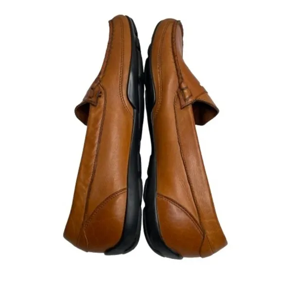 Allen Edmonds Mens Route 100 Leather Driving Penny Loafers Sz 11.5 Brown Casual