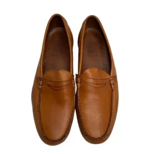 Allen Edmonds Mens Route 100 Leather Driving Penny Loafers Sz 11.5 Brown Casual