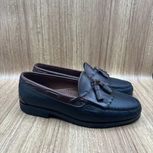 Allen Edmonds Nashua Leather Tassel Loafers Black Brown Slip On Dress Men's 9 3E