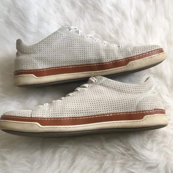 Allen Edmonds porter fly form insole mesh suede sneakers 13