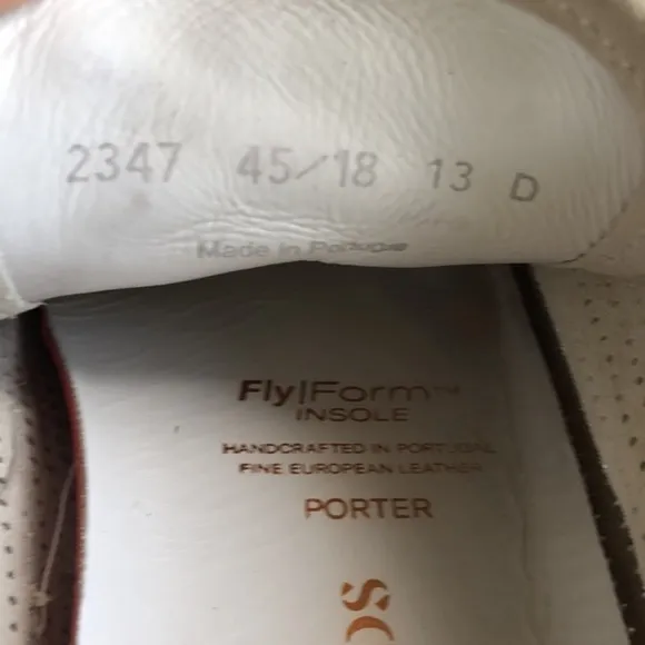 Allen Edmonds porter fly form insole mesh suede sneakers 13