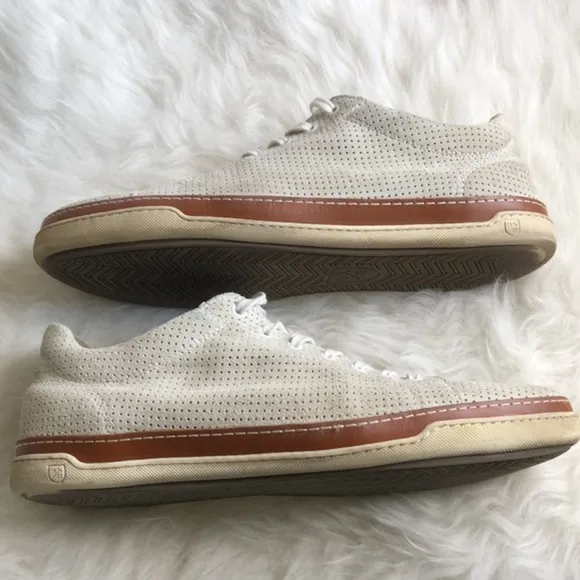 Allen Edmonds porter fly form insole mesh suede sneakers 13