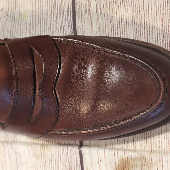 Allen Edmonds Randolph Brown Leather Loafers Size 11