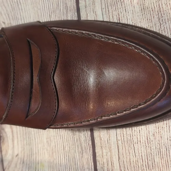 Allen Edmonds Randolph Brown Leather Loafers Size 11