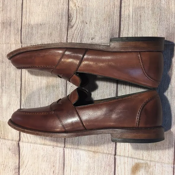 Allen Edmonds Randolph Brown Leather Loafers Size 11