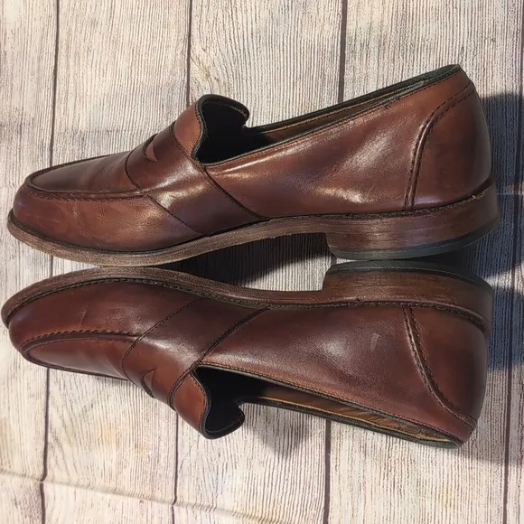 Allen Edmonds Randolph Brown Leather Loafers Size 11