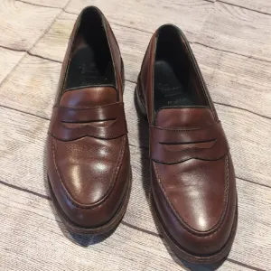 Allen Edmonds Randolph Brown Leather Loafers Size 11