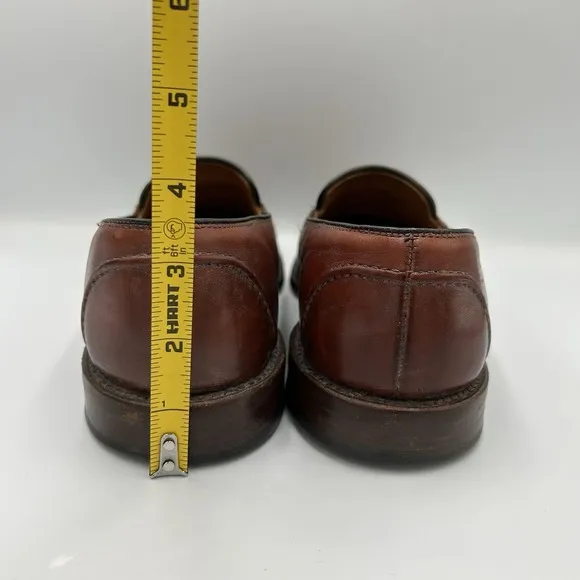 Allen Edmonds RANDOLPH‎ Men's Slip-On Penny Loafers 9 D Brown 4849 Dress Shoes