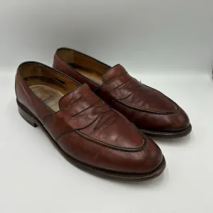 Allen Edmonds RANDOLPH‎ Men's Slip-On Penny Loafers 9 D Brown 4849 Dress Shoes