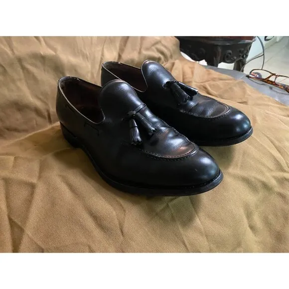Allen Edmonds Saratoga Black 10C Tassel Loafer Casual or Dress Shoe
