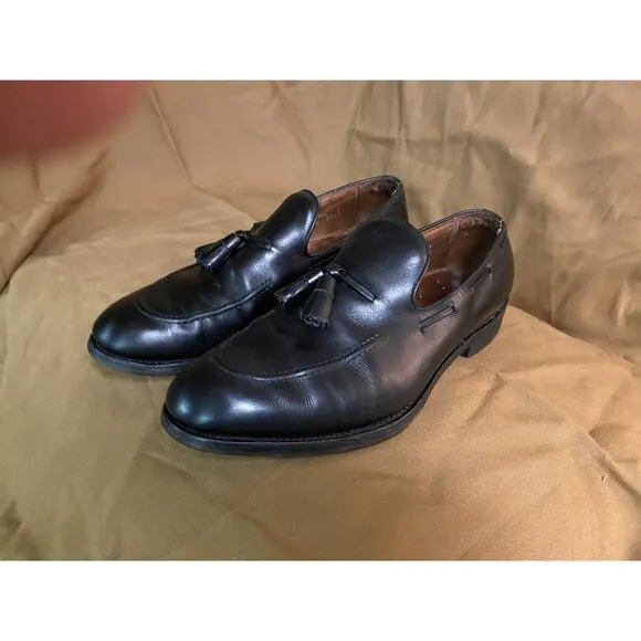 Allen Edmonds Saratoga Black 10C Tassel Loafer Casual or Dress Shoe