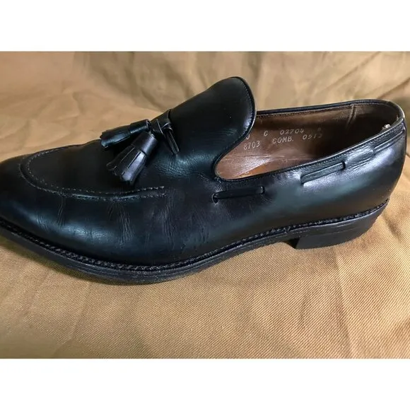 Allen Edmonds Saratoga Black 10C Tassel Loafer Casual or Dress Shoe