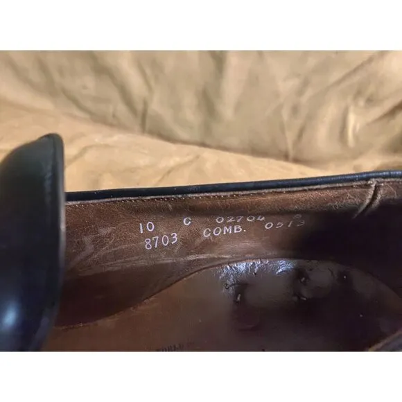 Allen Edmonds Saratoga Black 10C Tassel Loafer Casual or Dress Shoe