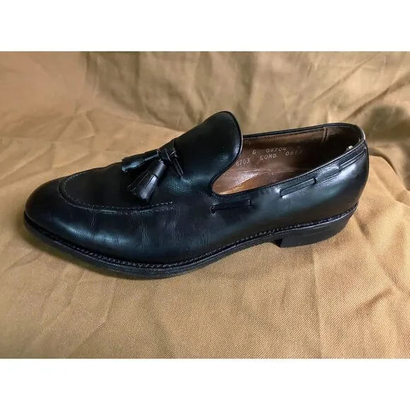 Allen Edmonds Saratoga Black 10C Tassel Loafer Casual or Dress Shoe