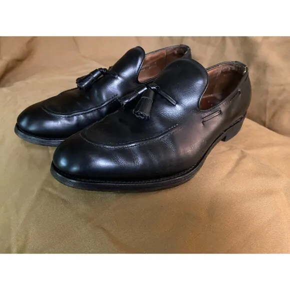 Allen Edmonds Saratoga Black 10C Tassel Loafer Casual or Dress Shoe