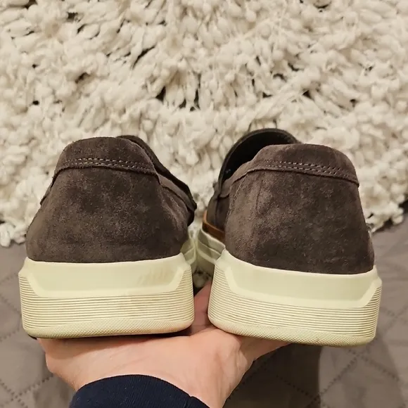 Allen Edmonds Suede Loafers with Rubber Sole