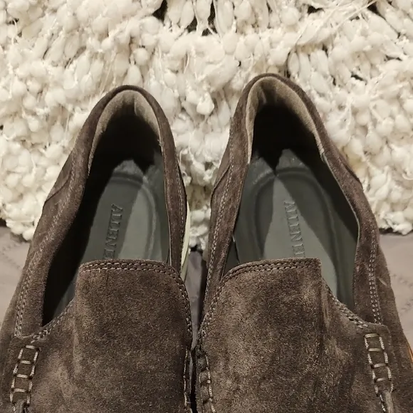 Allen Edmonds Suede Loafers with Rubber Sole