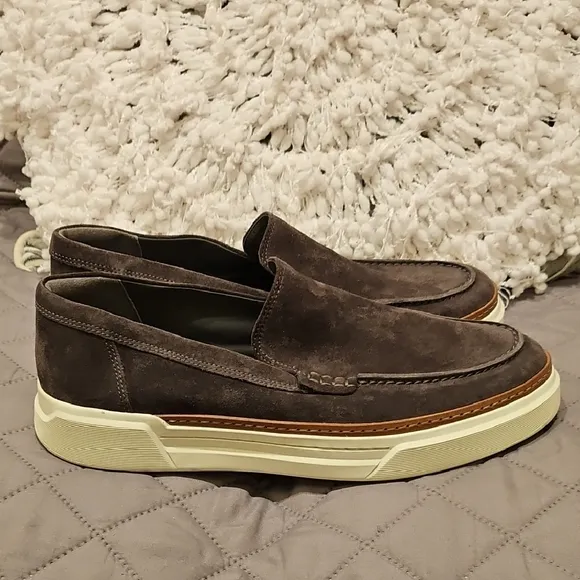 Allen Edmonds Suede Loafers with Rubber Sole