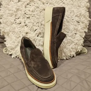Allen Edmonds Suede Loafers with Rubber Sole