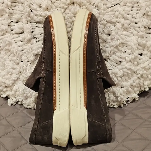 Allen Edmonds Suede Loafers with Rubber Sole