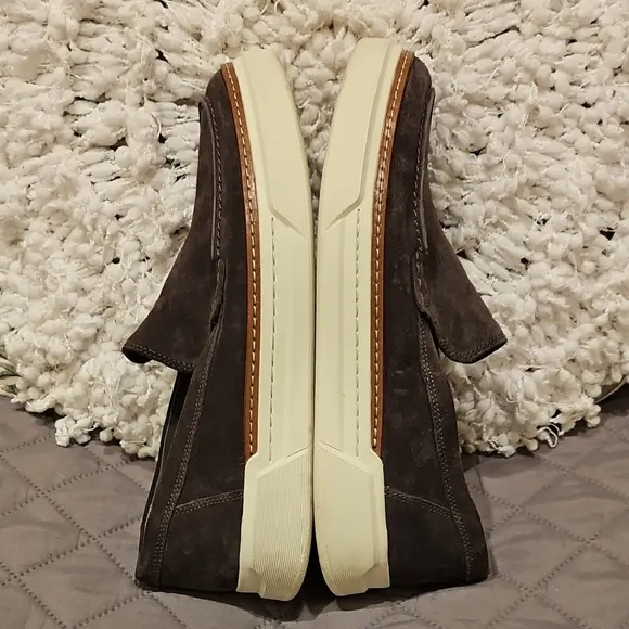 Allen Edmonds Suede Loafers with Rubber Sole