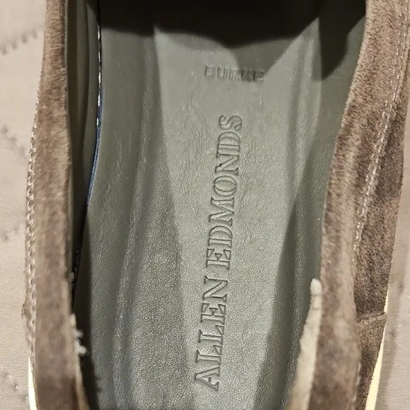 Allen Edmonds Suede Loafers with Rubber Sole