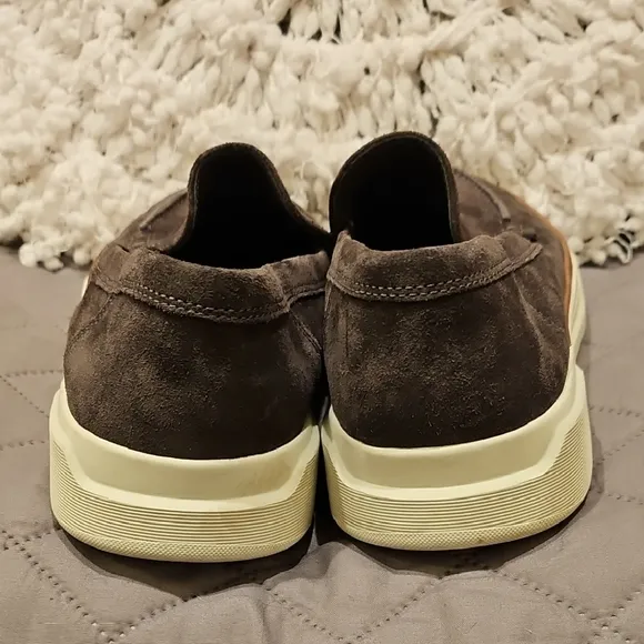 Allen Edmonds Suede Loafers with Rubber Sole