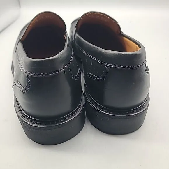 Allen Edmonds Sz 8.5 3E Loafers Shoes DENALI Slip-On Black Leather Penny New