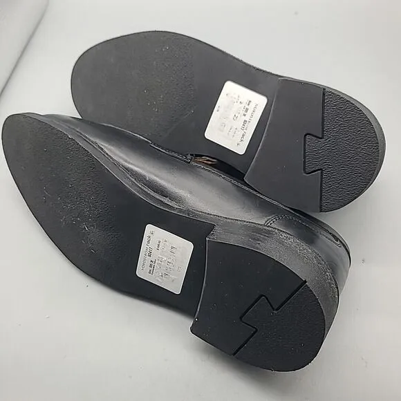 Allen Edmonds Sz 8.5 3E Loafers Shoes DENALI Slip-On Black Leather Penny New