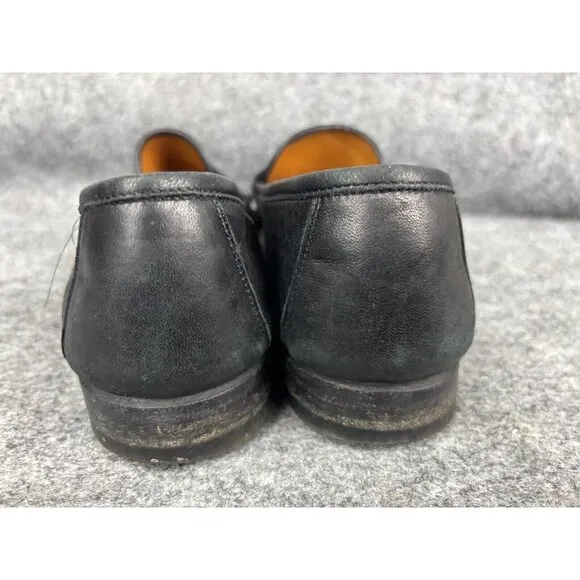 Allen Edmonds Urbino Loafers Men's 10.5D Black Leather Made in Italy Tasseled