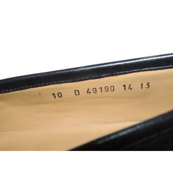 Allen‎ Edmonds Urbino Made in Italy Black Leather Tassel Loafers Sz. US 10D