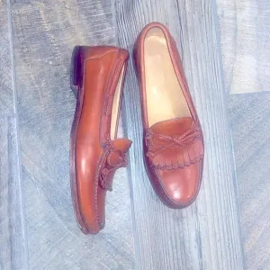 Allen Edmonds ( Woodstock) brown leather slipon loaders