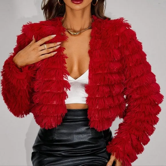 Allurite Plush Party Jacket