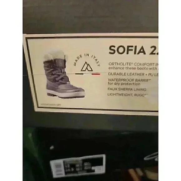 Alpine Design Women's Sofia 2.0 Waterproof Winter Boots NIB Size 6 NEW