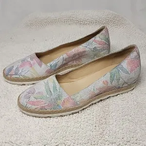 AMALFI BY RONGONI MADE IN ITALY LADIES 6.5 ESPADRILLES WEDGE SANDALS NWOB