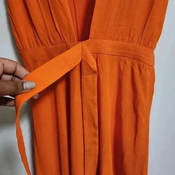 &amp; Other stories-open back/sleeveless midi dress