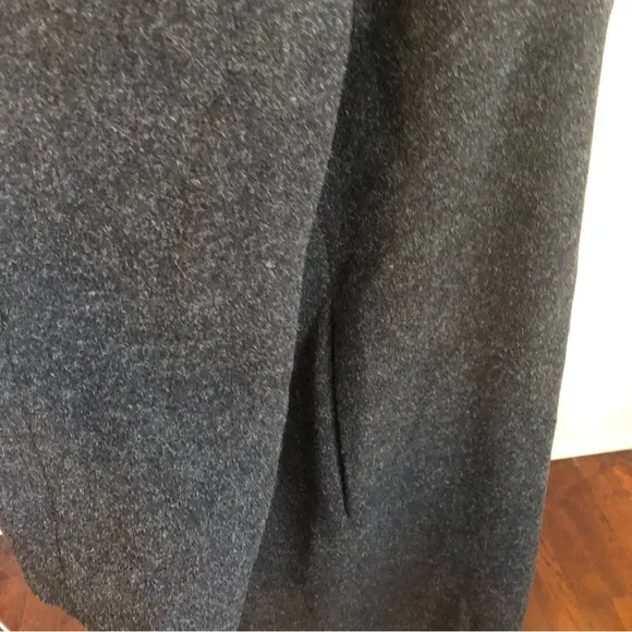 Andrea Marin 50%Wool over coat w/faux fur oversized hood and button closure