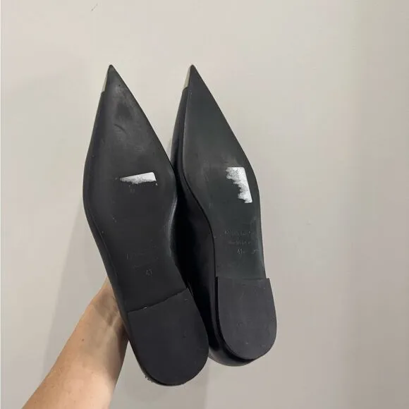 ANINE Bing NINA FLATS WITH METAL TOE CAP