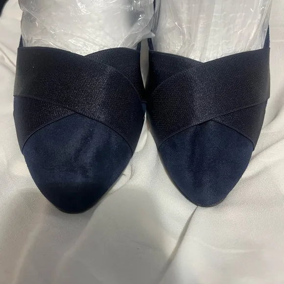 Anne Klein Black Classic Ballet Flats