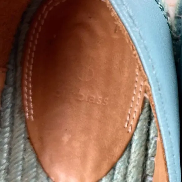 Anthropologie Bill Bass Sutton Leather Espadrilles