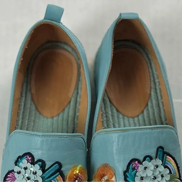 Anthropologie Bill Bass Sutton Leather Espadrilles