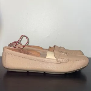 Anthropologie Calvin Klein Leta Leather Flats/Slip Ons.  Size 9.  Rubber Soles